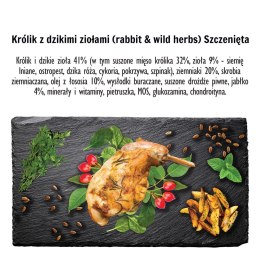 PAKA ZWIERZAKA Paka Zwierzaka Seventh Heaven Królik z dzikimi ziołami PUPPY ''S'' 3kg