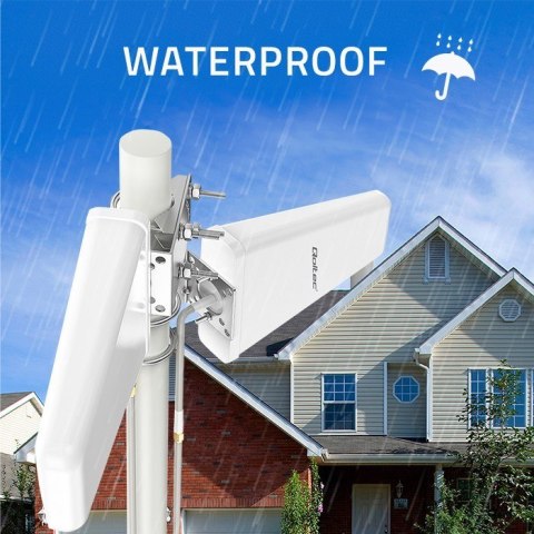 Qoltec QOLTEC ANTENA 4G LTE DUAL | 14DBI | DOOKÓLNA | ZEWNĘTRZNA