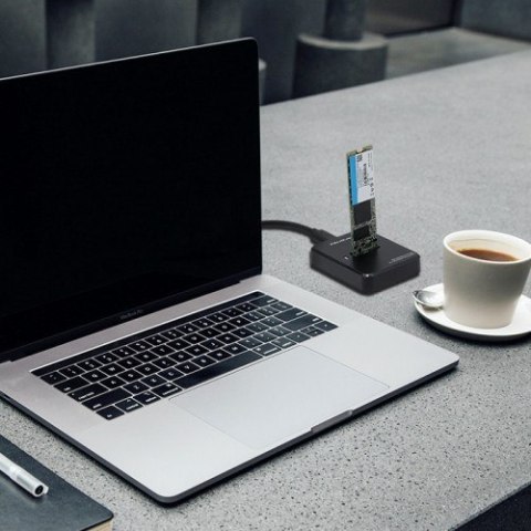 Qoltec QOLTEC STACJA DOKUJĄCA DYSKÓW SSD M.2 SATA/PCIE | NGFF/NVME | USB 3.1