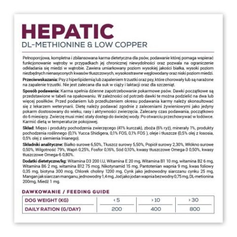 VetExpert VetExpert Veterinary Diet Hepatic Dog 400g can