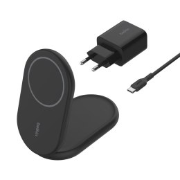 Belkin BELKIN ŁADOWARKA MAGSAFE QI2 15W CZARNA ZASILACZ