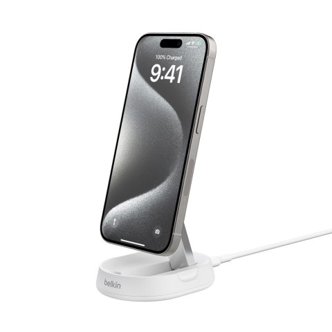Belkin Ładowarka bezprzewodowa Belkin BoostCharge Pro Convertible Magnetic Wireless Charging Stand with Qi2 15W White