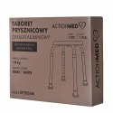 ActionMed Taboret prysznicowy okrągły aluminiowy