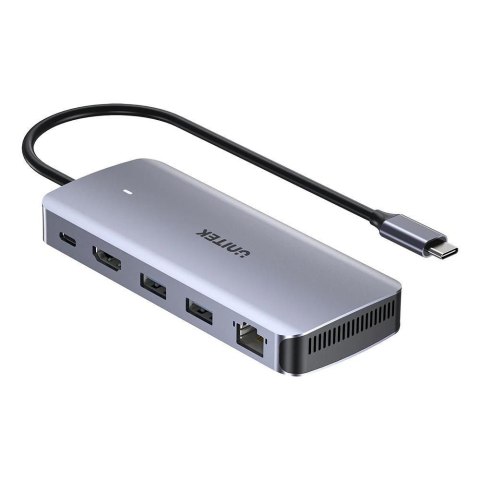 UNITEK UNITEK AKTYWNY HUB USB-C 10GBPS,M.2,HDMI, PD 100W