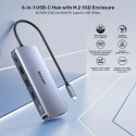 UNITEK UNITEK AKTYWNY HUB USB-C 10GBPS,M.2,HDMI, PD 100W
