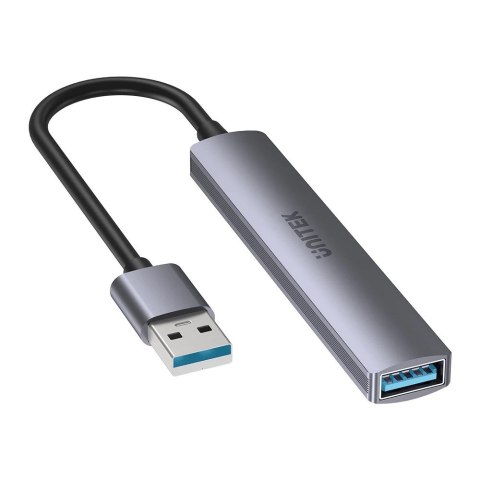 UNITEK UNITEK HUB USB-A 1XUSB-A 5 GBPS, 3XUSB-A 2.0 ALU