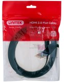UNITEK UNITEK KABEL HDMI 2.0 4K60HZ,PŁASKI,3M,C11063BK-3M