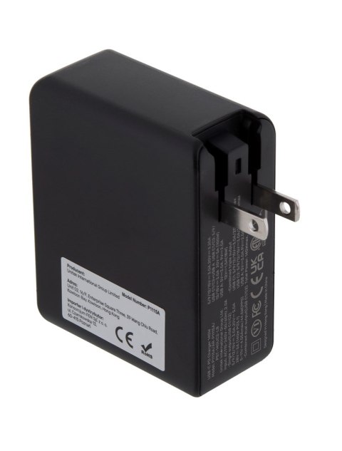 UNITEK UNITEK ŁADOWARKA GAN 2X USB-C, USB-A, 140W