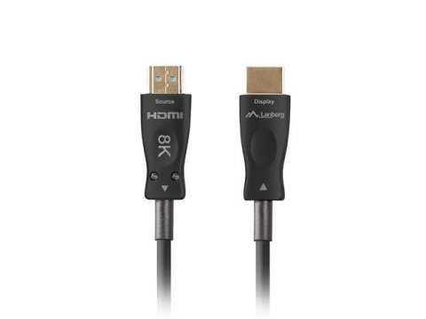 Lanberg LANBERG KABEL HDMI M/M V2.1 30M 8K OPTYCZNY AOC CA-HDMI-30FB-0300-BK