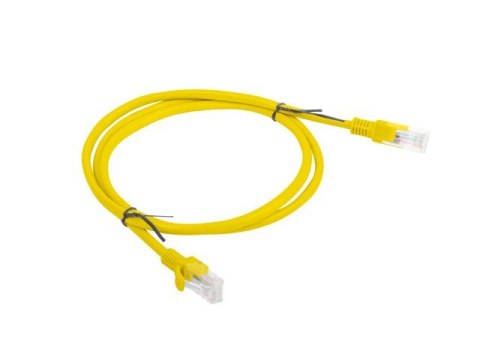 Lanberg PATCHCORD KAT.5E UTP 1M ŻÓŁTY FLUKE PASSED LANBERG 10-PACK
