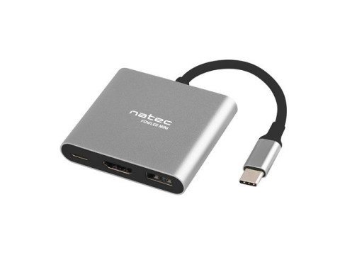 NATEC NATEC MULTI PORT FOWLER MINI (USB-C PD, USB 3.0, HDMI 4K) NMP-1607