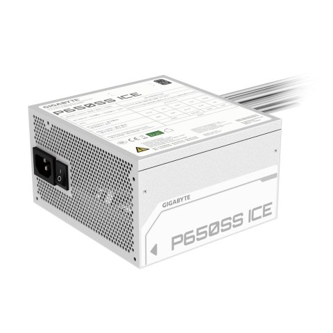 Gigabyte GIGABYTE P650SS ICE moduł zasilaczy 650 W 20+4 pin ATX ATX Biały