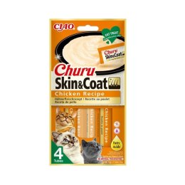 INABA INABA CAT CHURU SKIN&COAT CHICKEN 4x14g (56g)