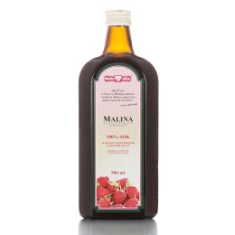 MALINA sok 100% 500ml bez cukru POLSKA RÓŻA