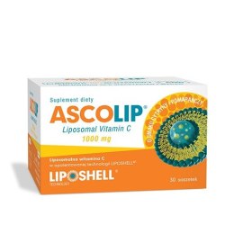 ASCOLIP 1000 mg Liposomalna Witamina C, 30 saszetek