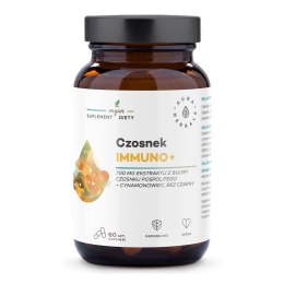 AURA HERBALS Czosnek Immuno+ 60 veg. kaps.