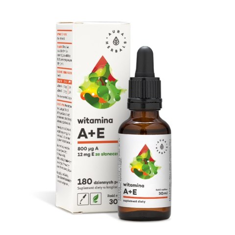 AURA HERBALS Witamina A + E - krople 30ml