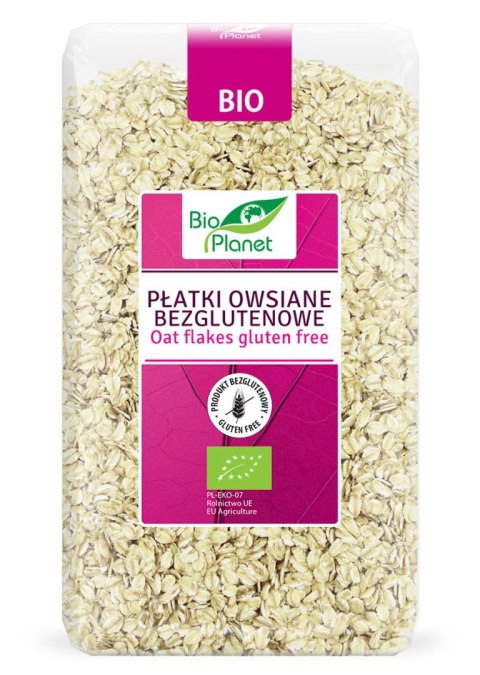 BIO PLANET Płatki owsiane BEZGLUTENOWE BIO 600g
