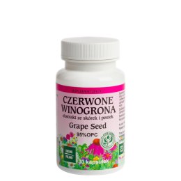 Czerwone winogrona ekstrakt 95% OPC 30kaps. GINSENG POLAND