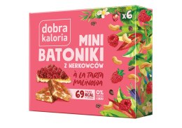 DOBRA KALORIA Mini batoniki a'la tarta malinowa z nerkowców (6x17g) KUBARA