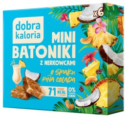 DOBRA KALORIA Mini batoniki o smaku pina colada z nerkowców (6x17g) KUBARA