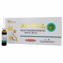 Eleutheroginseng Royal Jelly ampułki 10 x 10ml MERIDIAN - żeń-szeń suberyjski z mleczkiem pszczelim