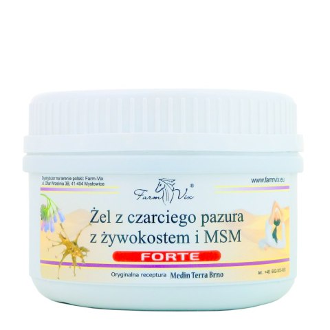 FarmVix Żel z Czarciego Pazura z żywokostem i MSM FORTE 350g