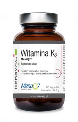 KENAY Witamina K2 MenaQ7 z ciecierzycy 100mcg, 60kaps.