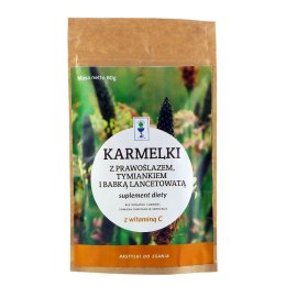 Karmelki prawoślaz+tymianek+babka bez cukru 80g PLANTA-LEK