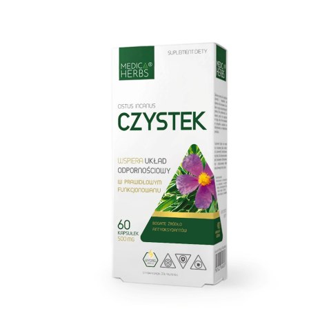 MEDICA HERBS Czystek 500mg, 60 kaps.