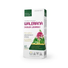 MEDICA HERBS Waleriana (Kozłek Lekarski) 300mg, 60 kaps.