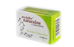 Mydełko naturalne z nanosrebrem w kostce 100g VINSVIN