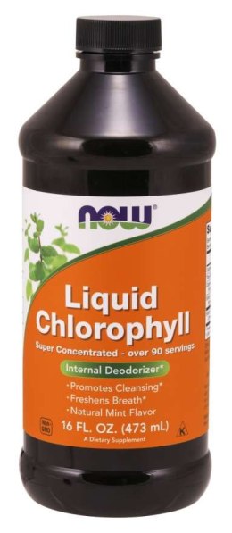 NOW FOODS Chlorofil w płynie 473 ml
