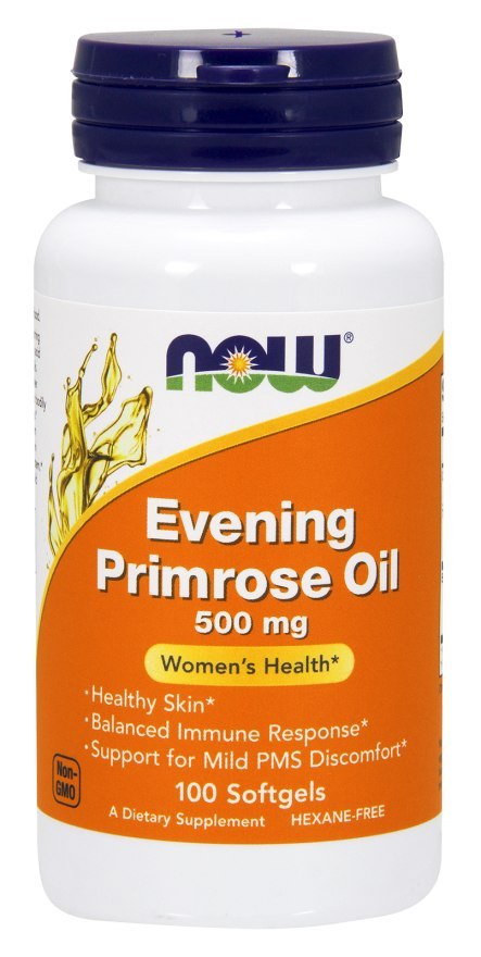 NOW FOODS Evening Primrose Oil 500mg, 100sgels. - Olej z wiesiołka