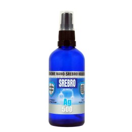 Nano-Srebro koloidalne SPRAY Ag500 50ppm 100ml PRO AKTIV