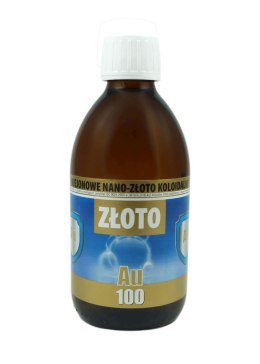 Nano-Złoto koloidalne Au100 10ppm 300ml PRO AKTIV