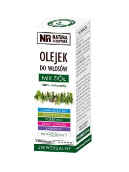 Olejek do włosów mix ziół 50ml NATURA RECEPTURA