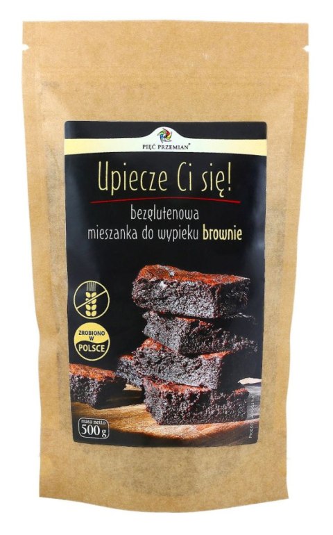 PIĘĆ PRZEMIAN Mieszanka do wypieku brownie bezglutenowa 500g