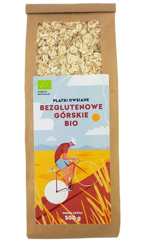 PIĘĆ PRZEMIAN Płatki owsiane bezglutenowe górskie BIO 500g