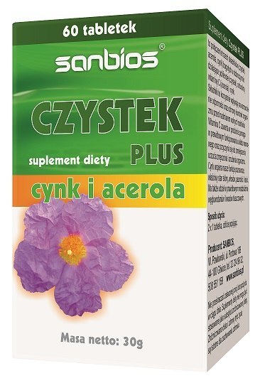 SANBIOS Czystek Plus 60tabl.