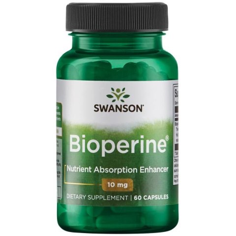 SWANSON Bioperine 10mg, 60kaps.