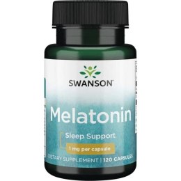 SWANSON Melatonina 1mg, 120kaps.