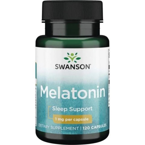SWANSON Melatonina 1mg, 120kaps.