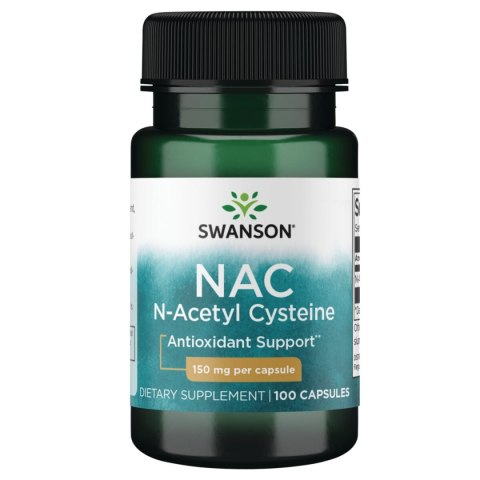 SWANSON NAC N-Acetylocysteina 150mg, 100kaps.