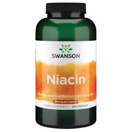 SWANSON Niacinamide 250mg, 250kaps. - Niacyna