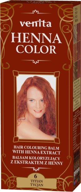 VENITA henna tuba nr 6 tycjan 75ml - balsam koloryzujący