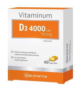 Vitaminum D3 4000 Strong 60kaps. STARPHARMA