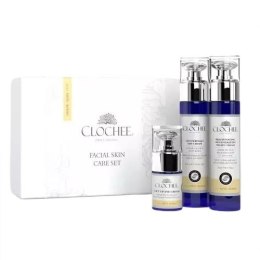 Clochee Anti-Age Facial Skin Care zestaw przeciwzmarszczkowy krem na dzień 50ml + odmładzająco-regenerujący krem na noc 50ml + intensywn