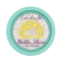 Lovely Malibu Shine glitterowy topper 2w1 1 2g