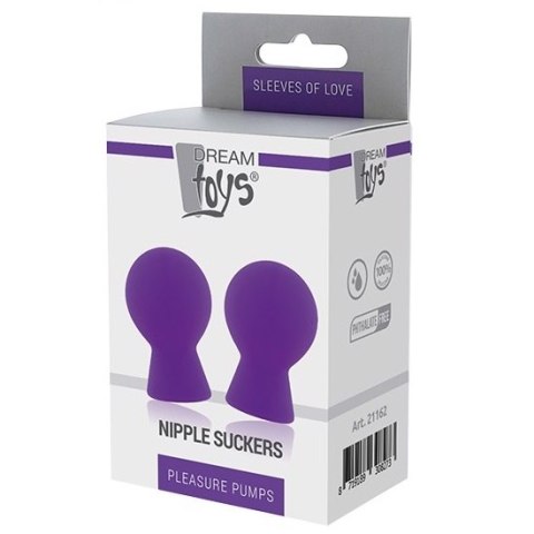 Dream Toys Pleasure Pumps Nipple Suckers pompka do sutków Purple 2szt.